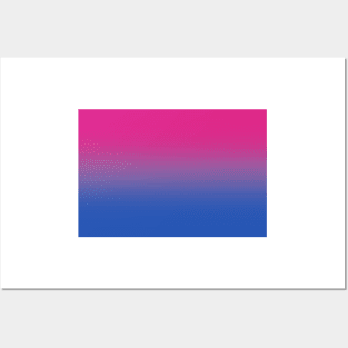 Bisexual Pride Flag Gradient Posters and Art